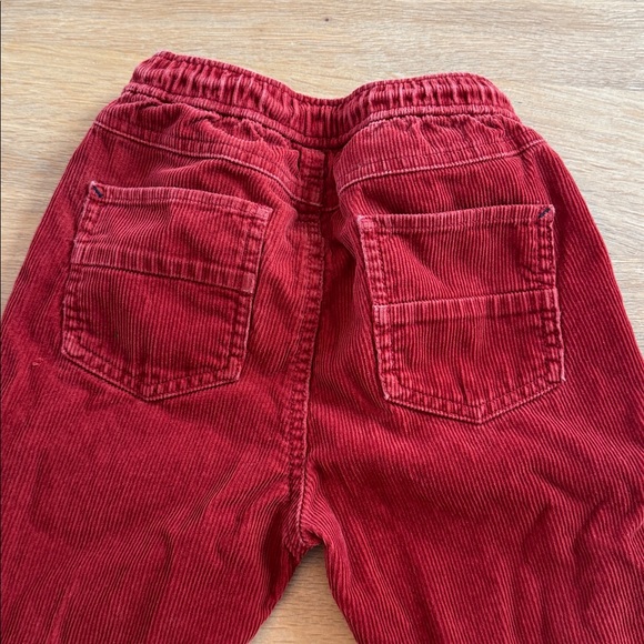 Mini Boden Red Corduroy Kids Joggers - Picture 3 of 3